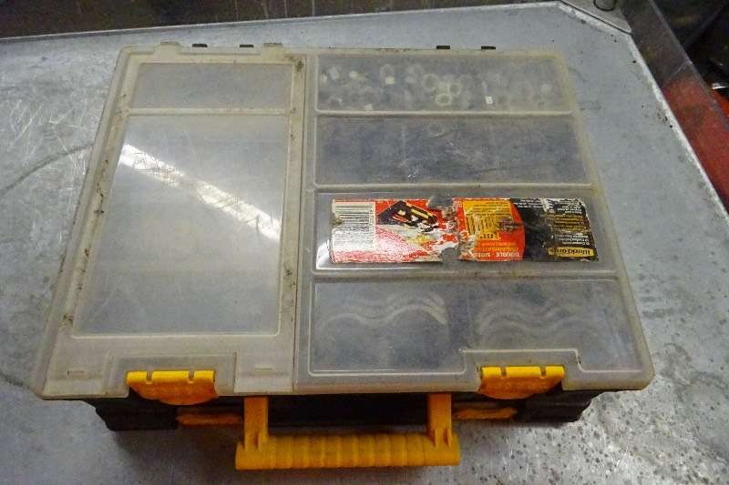 Workforce double sided storage bin