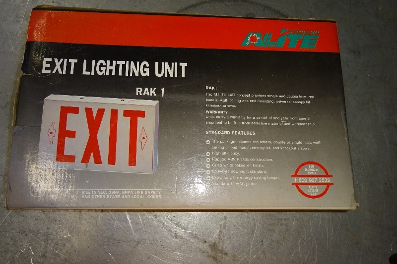 Allite exit lighting unit