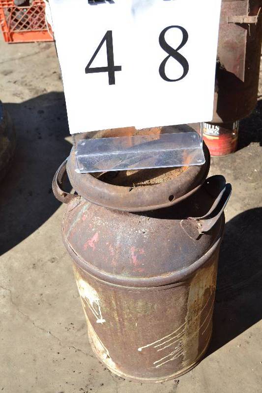 lot 48 image: Milk can