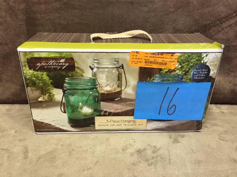 Mason Jar and Tea Light Set