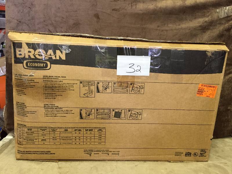 Broan Stainless Steel Range hood