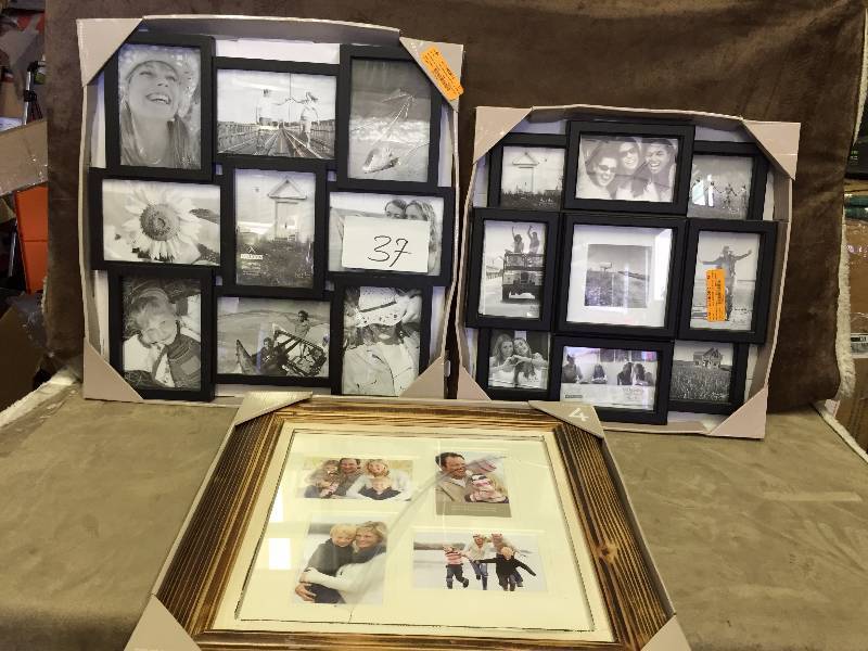 Lot of pictures frames- some are broken glass