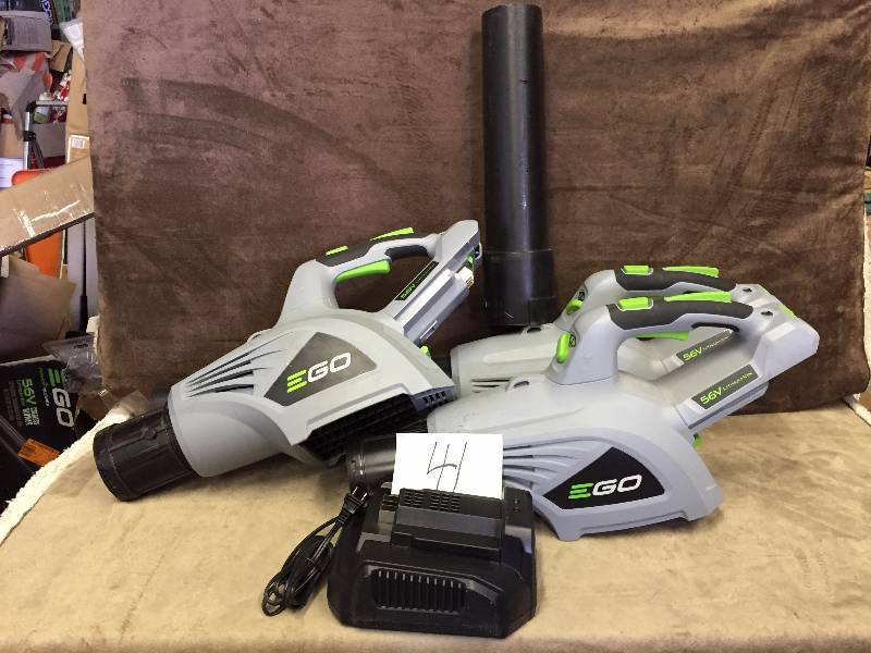 Lot of Ego Blowers and a battery chargers- for parts or repair no battery