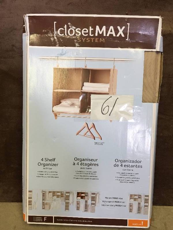 Closemax Shelf Organizer