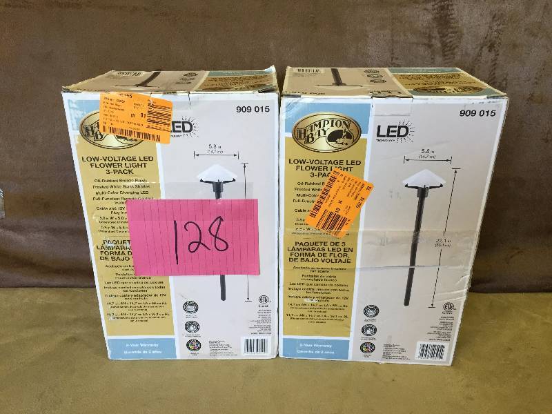 Lot of 2 LED path flower lights