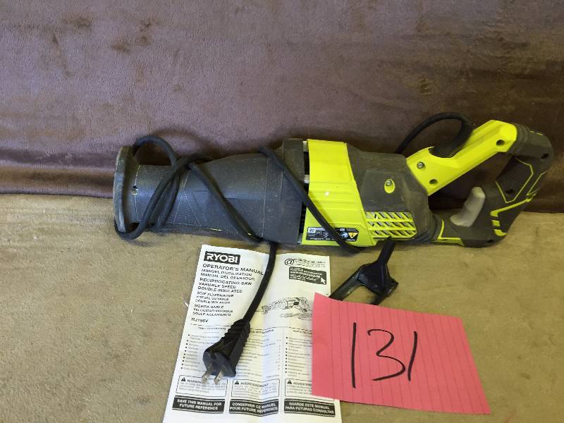 Ryobi 12 amp variable speed reciprocrating saw no blade
