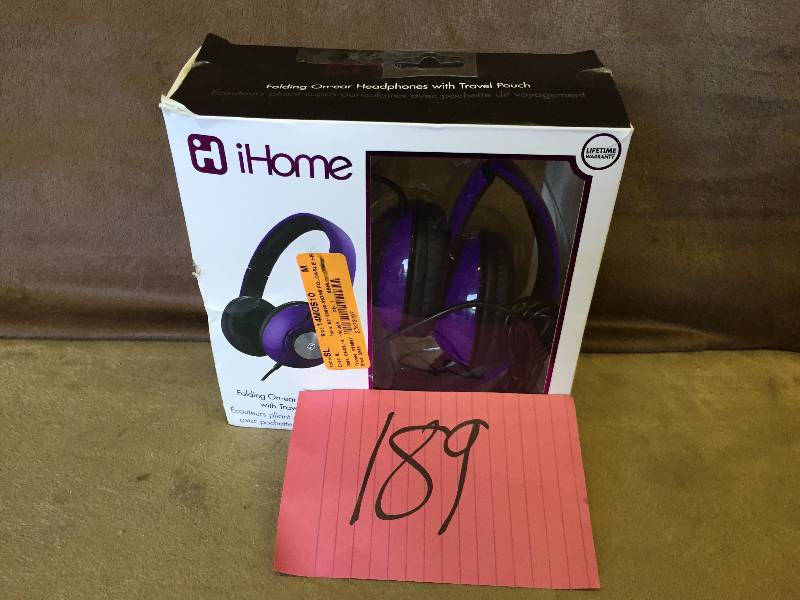 iHome Headphones Purple