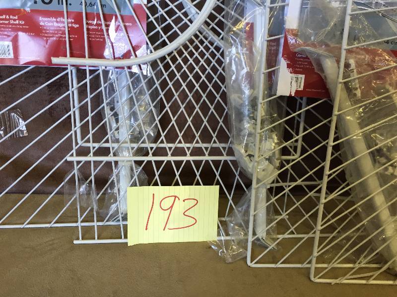 3- Closetmaid Corner Shelf Kits