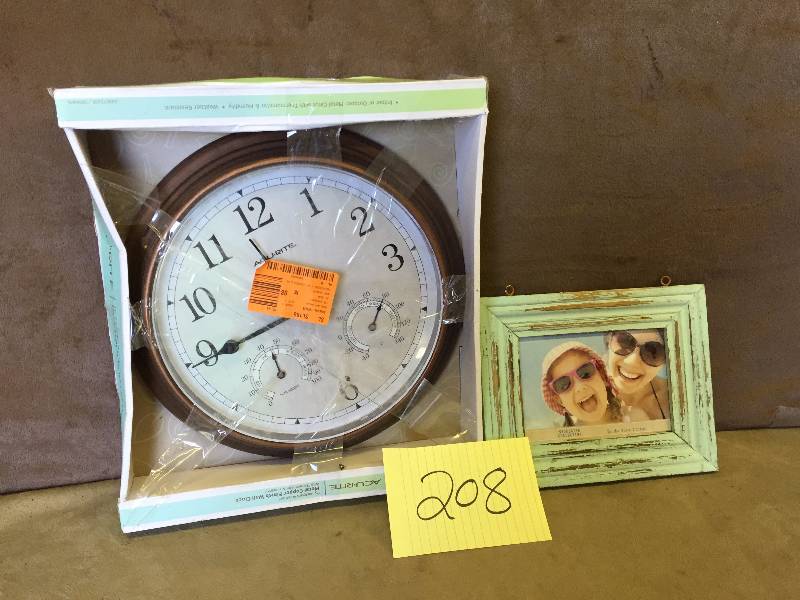 Clock and Picture frame