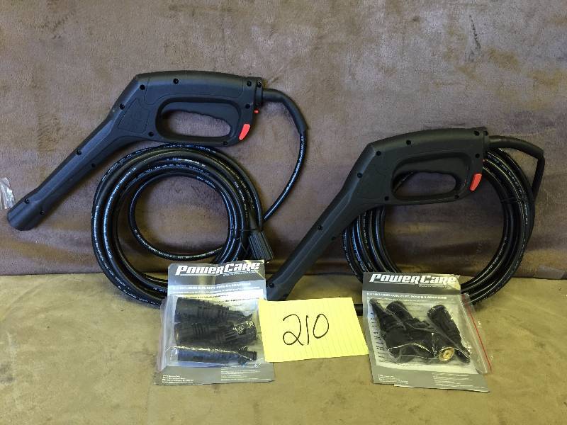 Lot of 2 Power Care Electric Pressure Washer hose and gun replacement