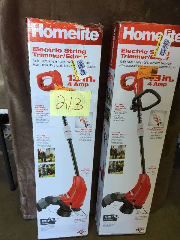Lot of 2 Homelite electric trimmers