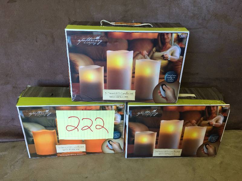 Lot of LED flameless candles