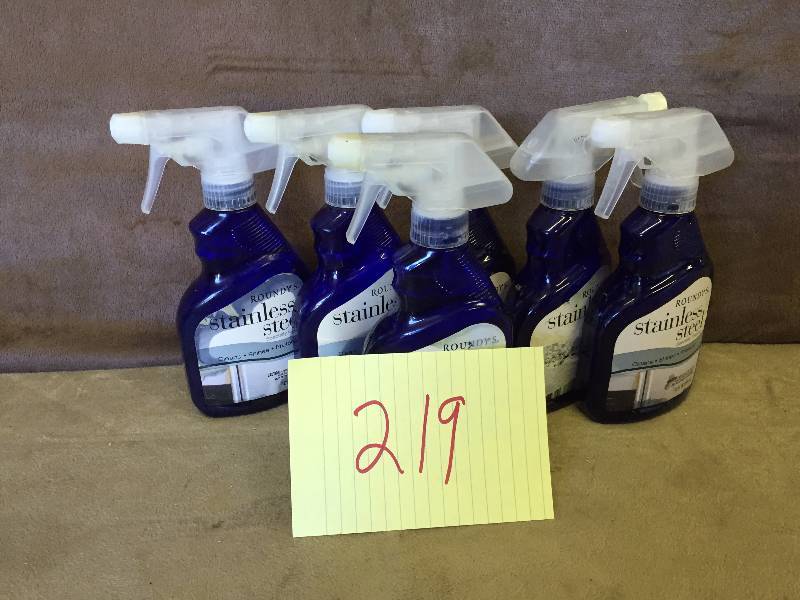 Lot of Stainless Steel Cleaners