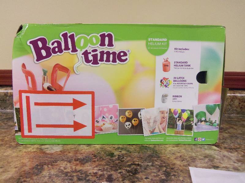 lot 8 image: Balloon Time Standard Helium Kit
