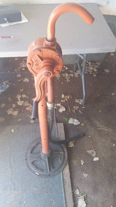 Rotary hand pump