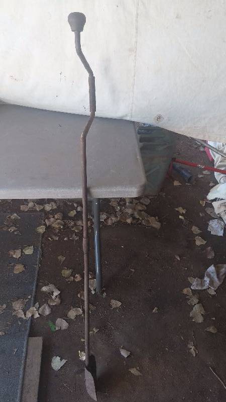 Old hand ice auger
