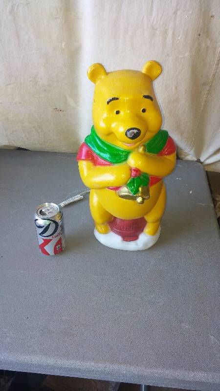 Winnie the pooh light up yard decor.