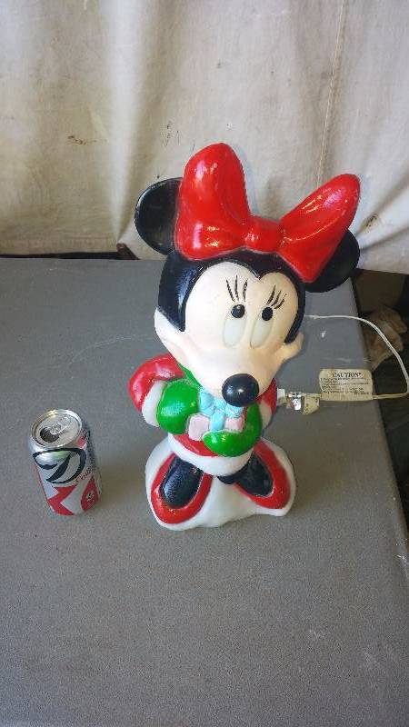 Minnie the mouse light up lawn decor