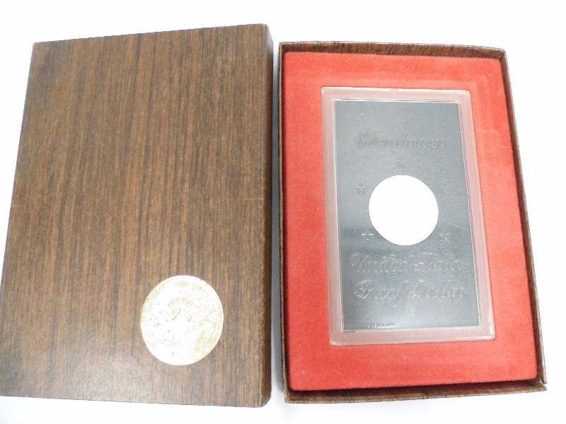 Eisenhower Proof Dollar in Case