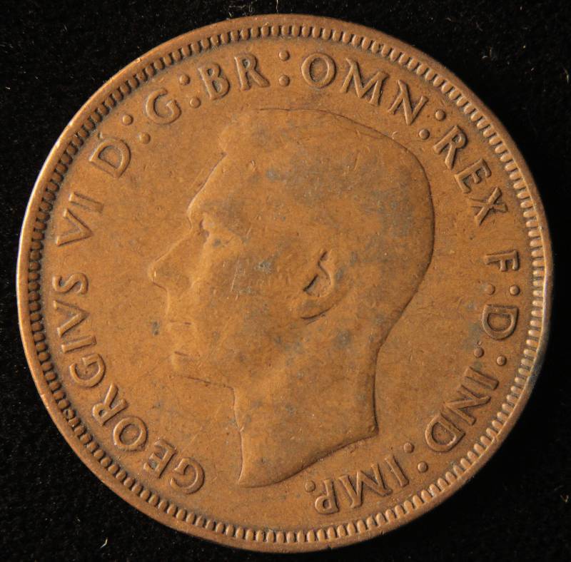 1946 BRITISH LARGE CENT - PENNY | OCTOBER 14th RARE COIN AUCTION | K-BID