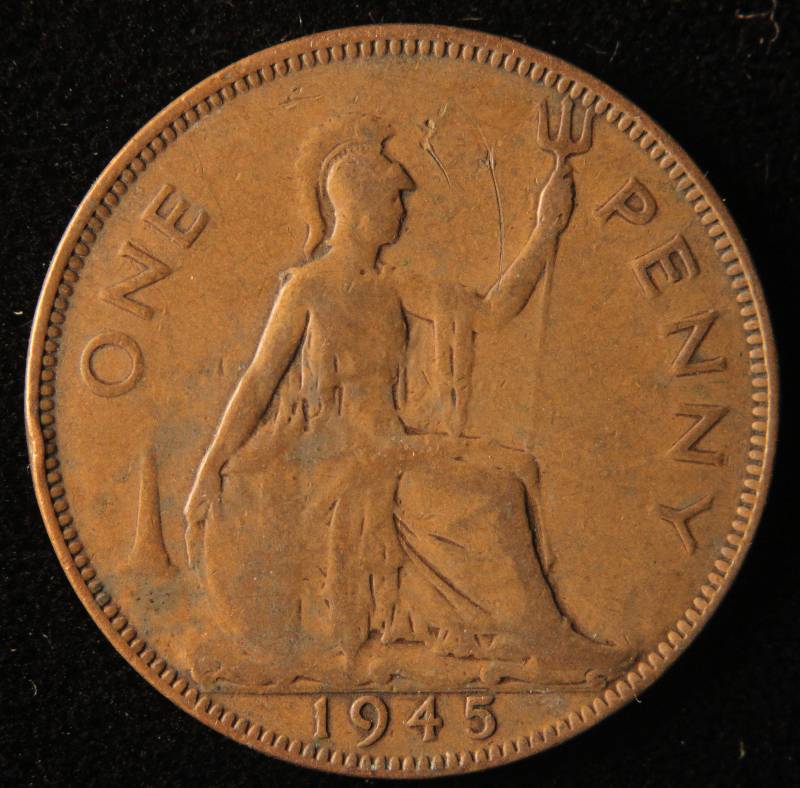 1946 BRITISH LARGE CENT - PENNY | OCTOBER 14th RARE COIN AUCTION | K-BID