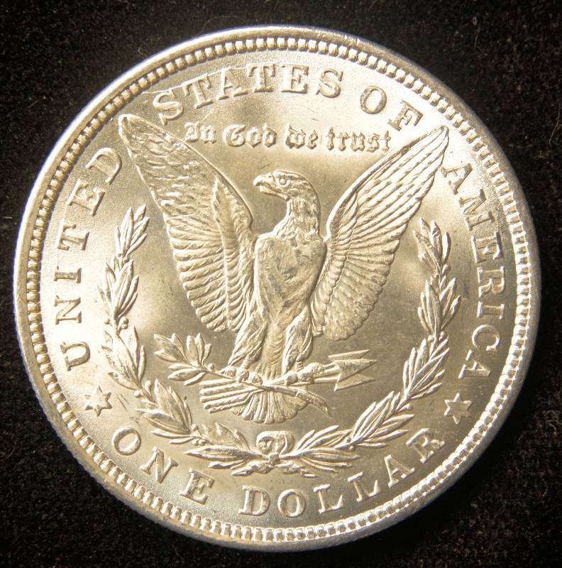 1921 MORGAN SILVER DOLLAR UNC