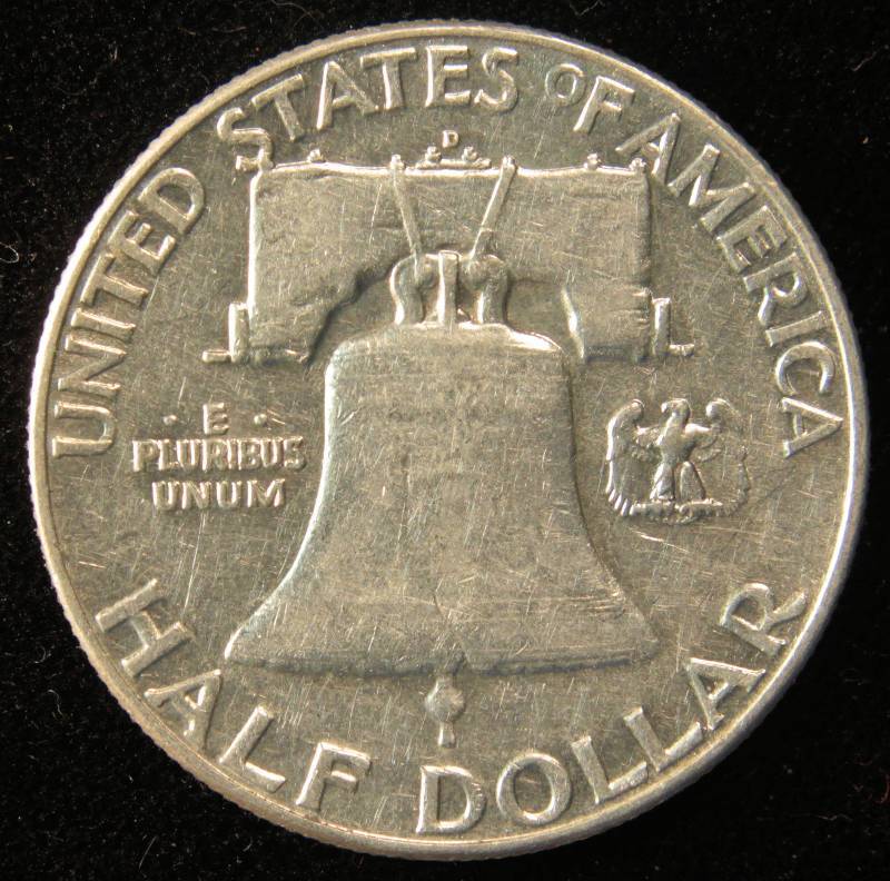 1963 D FRANKLIN SILVER HALF DOLLAR