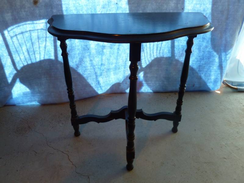 Vintage Half Moon Table