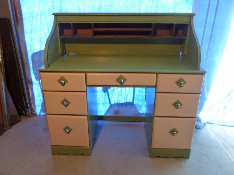 Painted Wood Desk