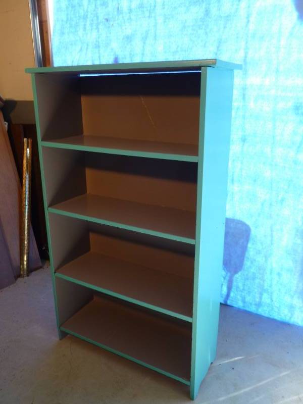 Painted Book Shelf
