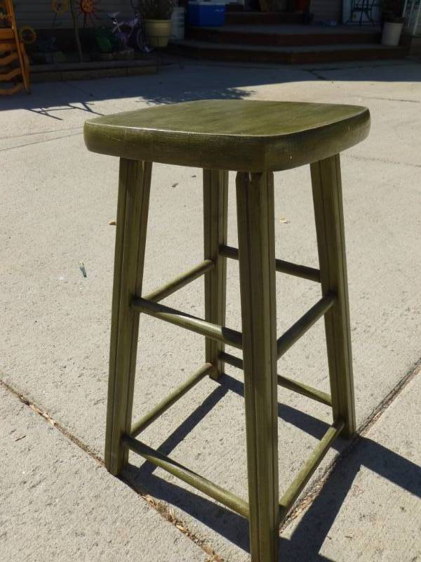 Painted Bar Stool