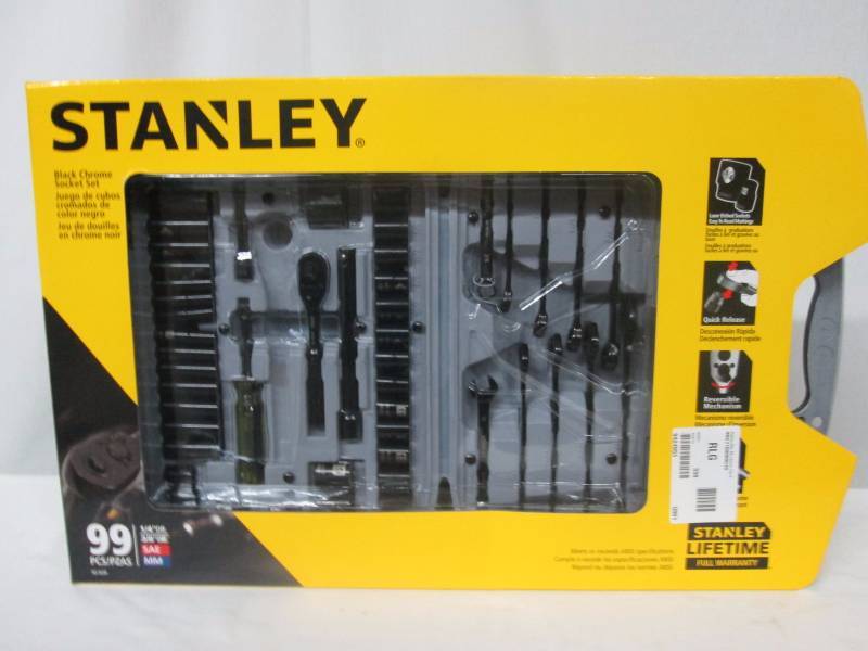 Stanley 99-pc. Black Chrome Tool Set