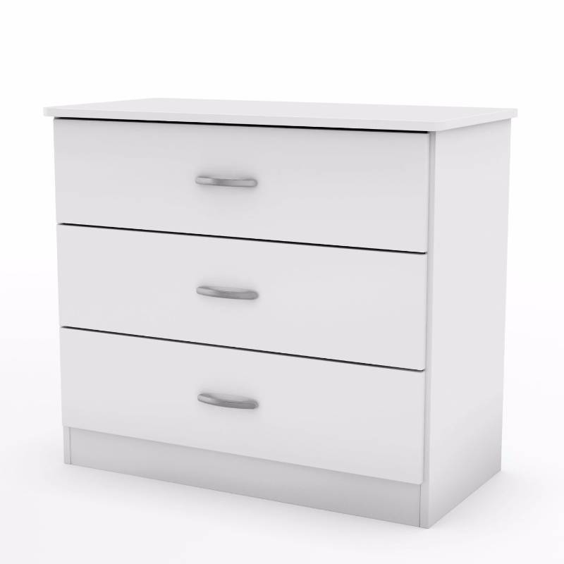 South Shore Libra 3-Drawer Chest - White