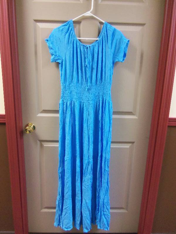 Long Aqua Dress