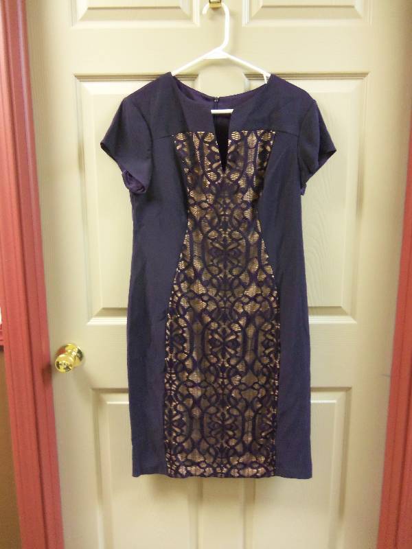 Plum Peek-A-Boo Dress