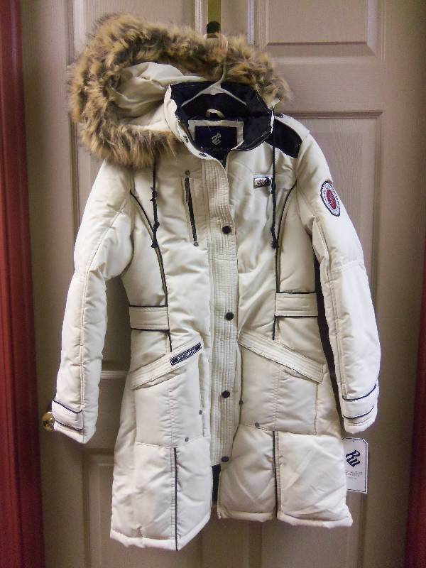 Womens Long Cream Jacket