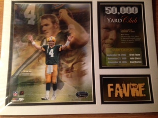 Brett Favre 50,000 Collectors Collage  Packers fitted hat NEW