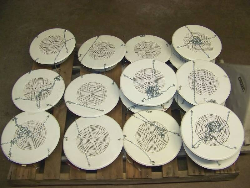 lot 65 image: (16) Quam, 8, Suspended, Sound Masking Speakers