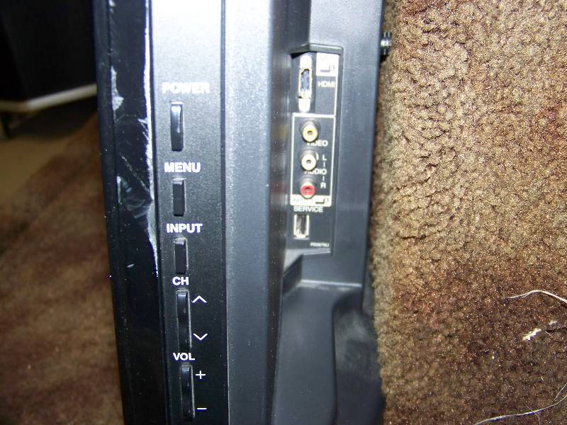 lot 1 image: 52, Sharp, Aquos, LCD (Liquid Crystal Display), Television  TV with Remote Control