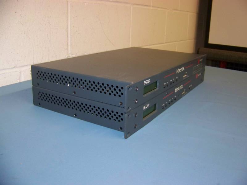 lot 71 image: (2) Polycom, Vortex, Automatic Mic  Matrix Mixers with Noise and Echo Cancellation