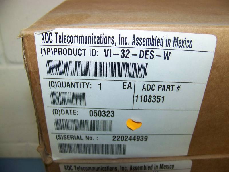 lot 76 image: (4) ADC, BNC Bullhead Panels - BRAND NEW