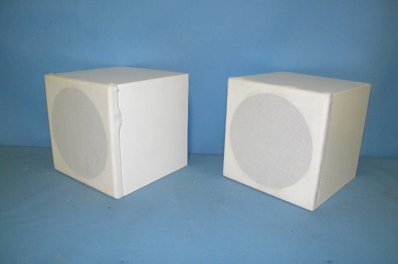lot 25 image: (2) Auratone, 5C Super Sound, Cube Speakers