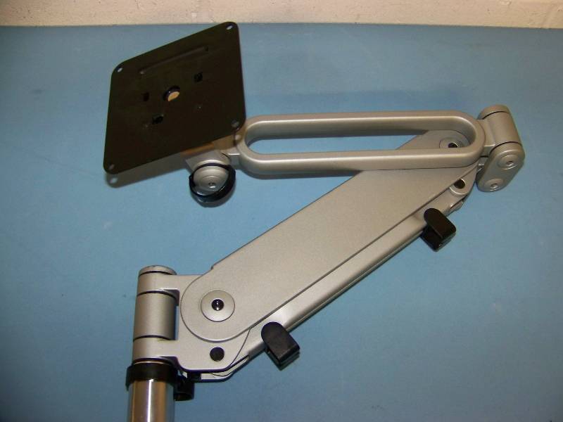 lot 74 image: Desktop Computer Monitor Stand with Articulating Arm - VESA Compatible