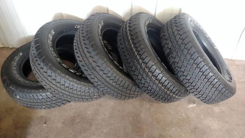 5 New Take-Off Bridgestone Dueler AT Tires