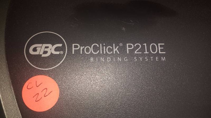 GBC ProClick P210E Binding System