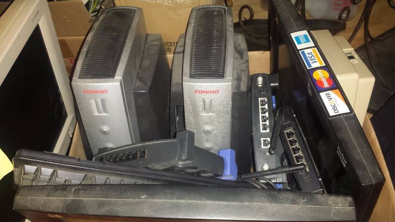 Box of Misc. Computers