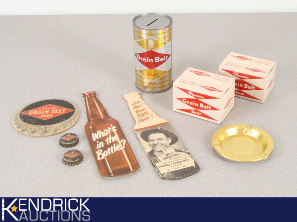 Lot of Vintage Grain Belt Advertising