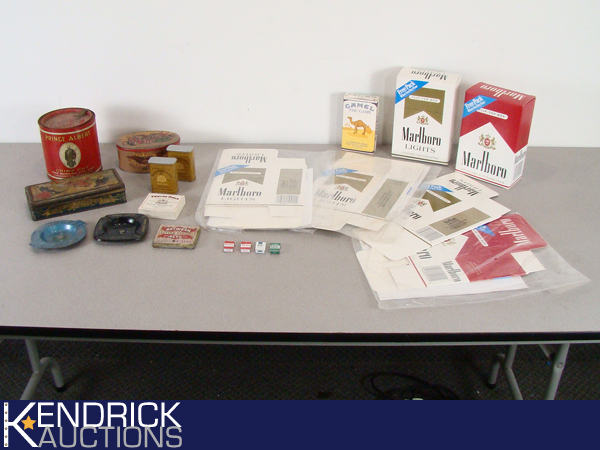 Large Lot of Vintage Tobacco Advertising etc. Items