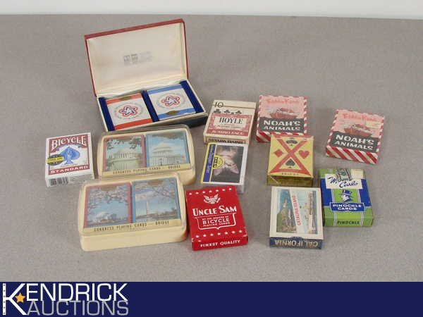 Lot of Vintage New Old Stock Playing Cards etc.