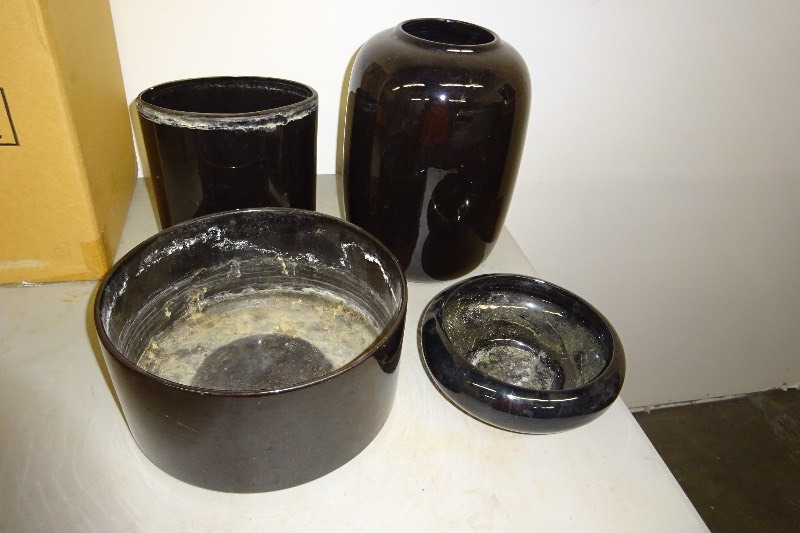 4 Different style planters